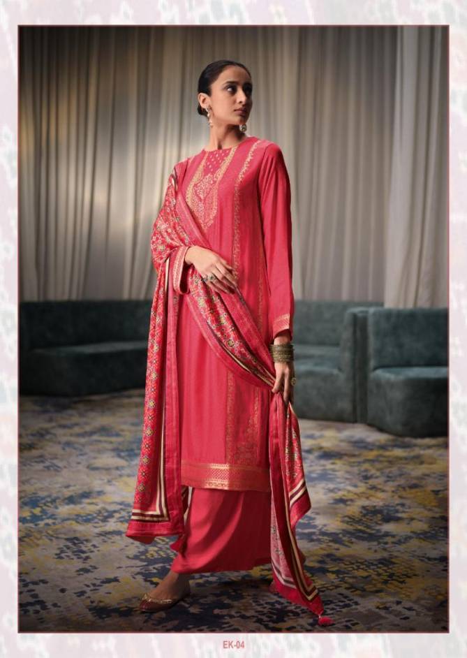 Eshika By Varsha EK-01 To EK-05 Wedding Salwar Suits Catalog